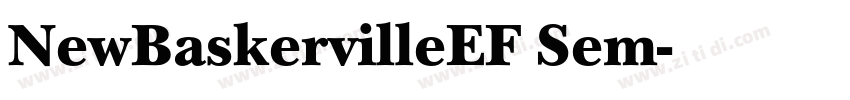 NewBaskervilleEF Sem字体转换